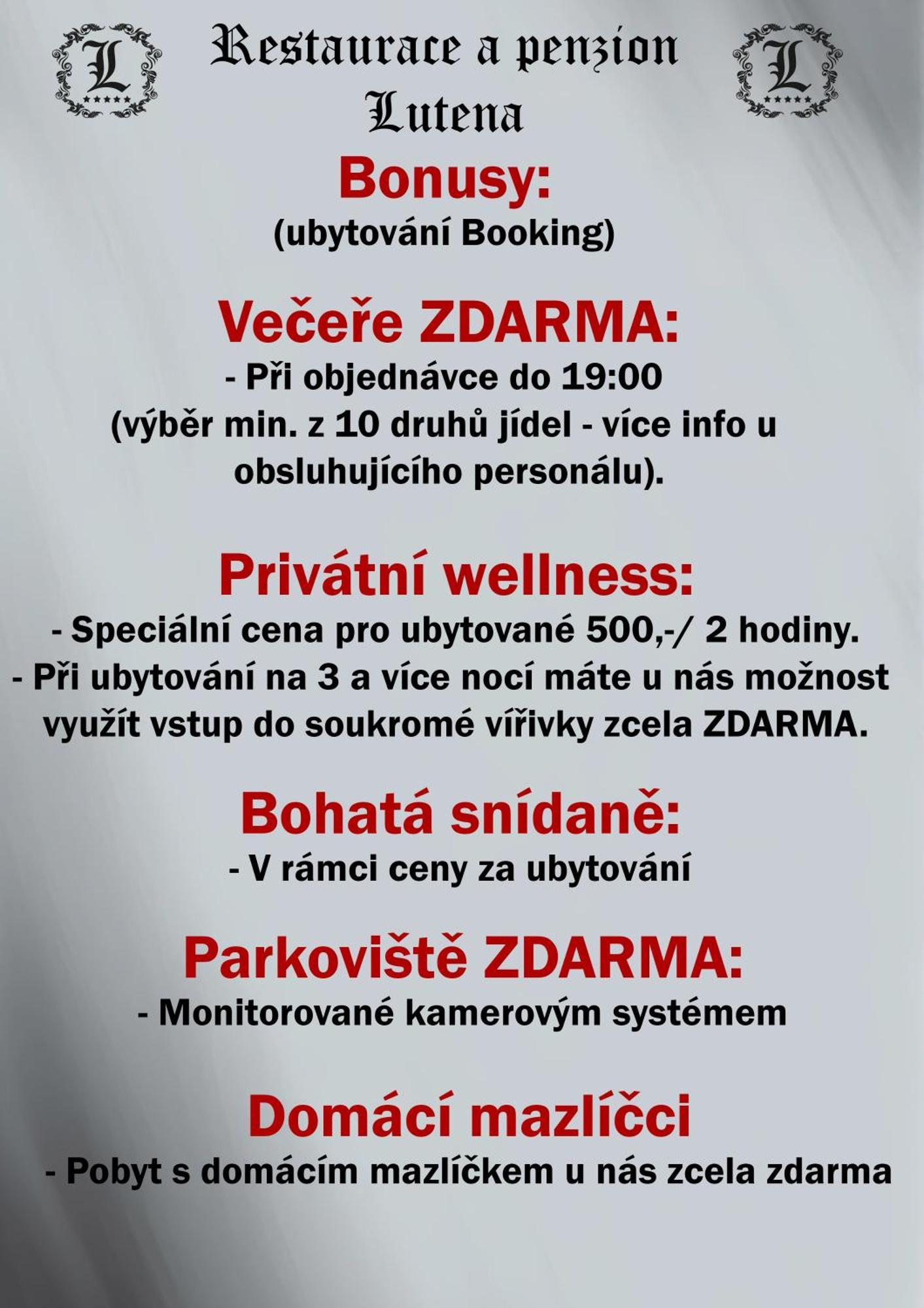 Restaurace A Penzion Lutena Dolni Lutyne 외부 사진